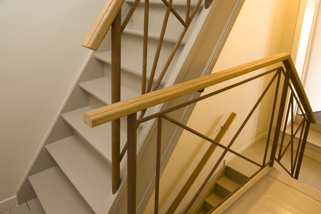 Escalier peint classique